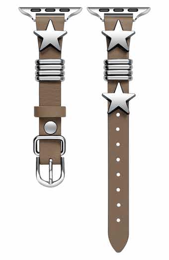Posh Tech Austin Star Leather Apple Watch® Watchband