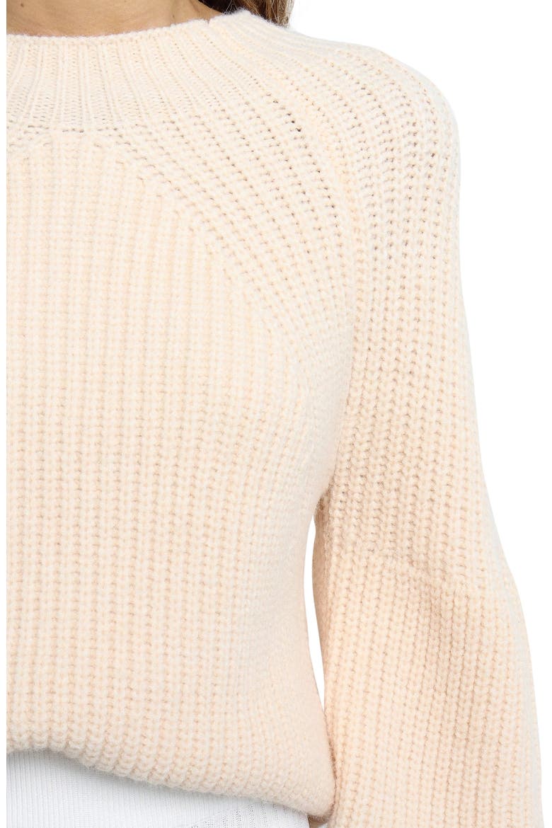 London Blouson Sleeve Sweater, Alternate, color, BEIGE