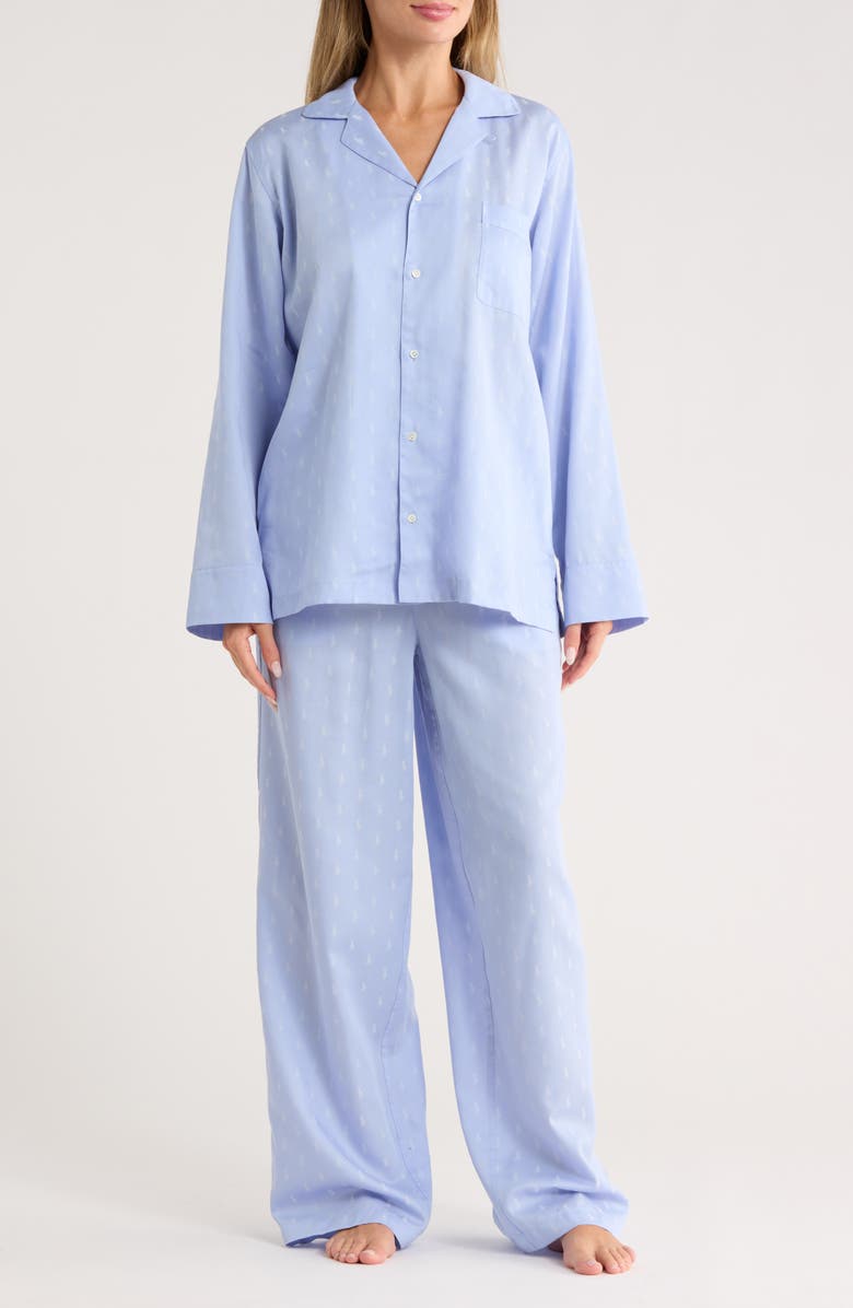 Polo Ralph Lauren Cotton Blend Pajamas, Main, color, Blue