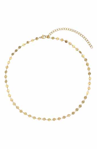 Disc Choker Necklace