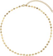 Adornia Disc Choker Necklace