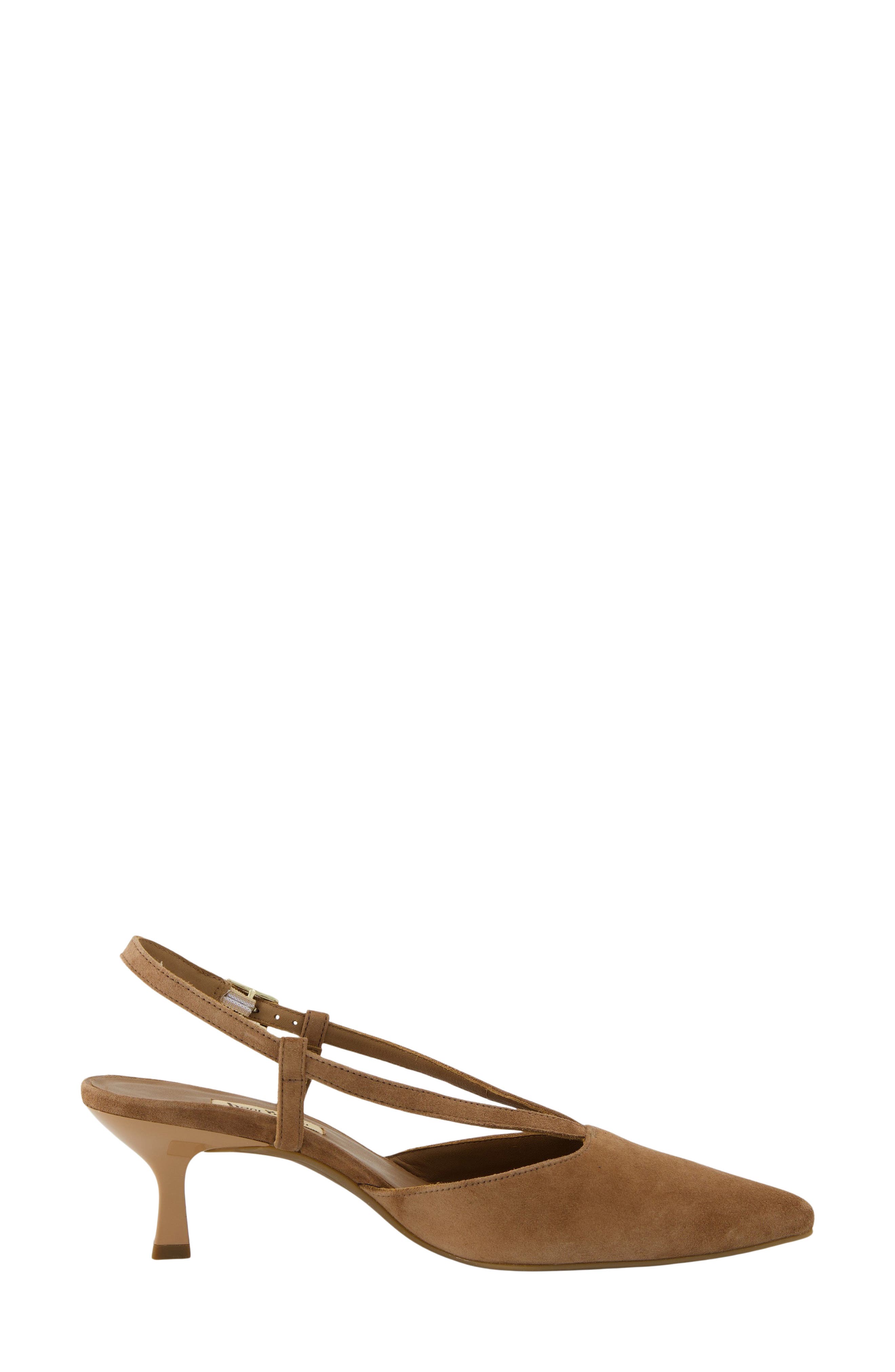 Fantasia Slingback Pump, Alternate, color, NUT SUEDE