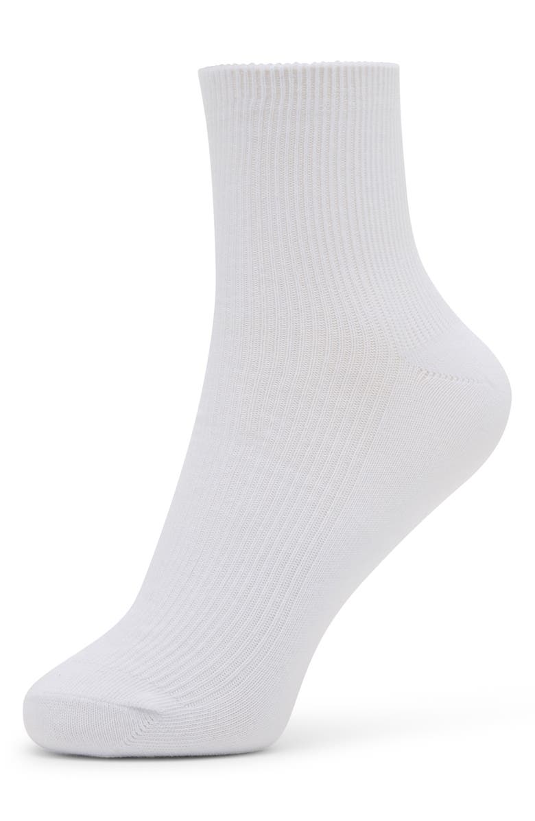 Steve Madden 5-Pack Lettuce Edge Crew Socks, Alternate, color,