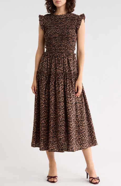 Smocked Mid Dress
