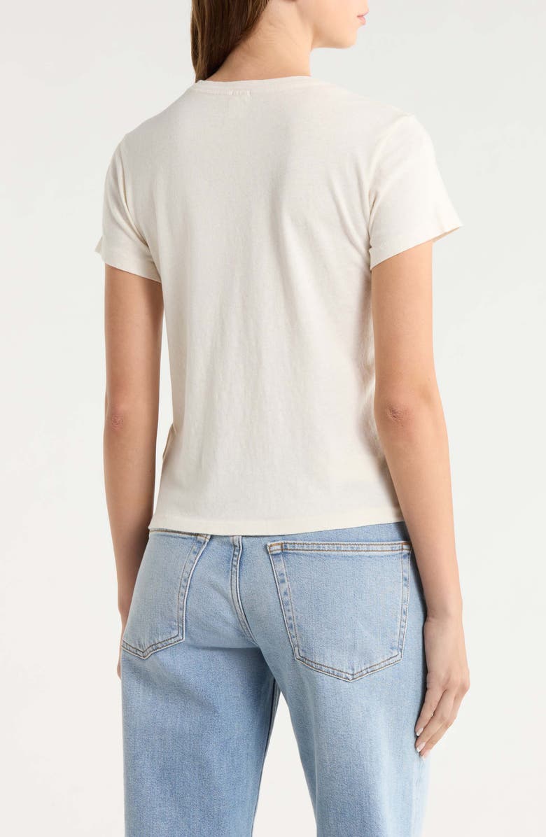 Re/Done Bare Minimum Graphic Cotton T-Shirt, Alternate, color, Vintagewhite