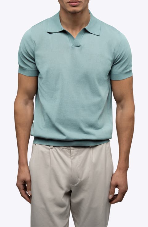 Istanbul Johnny Collar Cotton Bend Polo