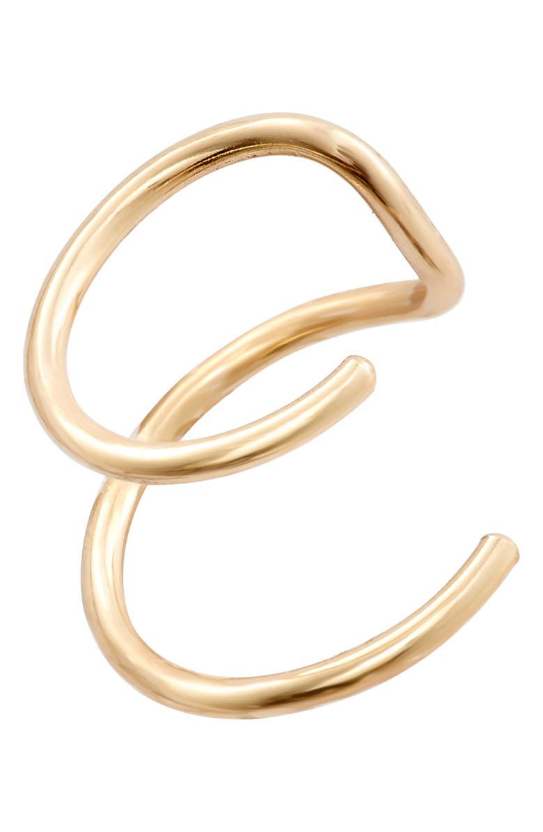 Zoë Chicco Thin Wire Double Ear Cuff, Alternate, color, 