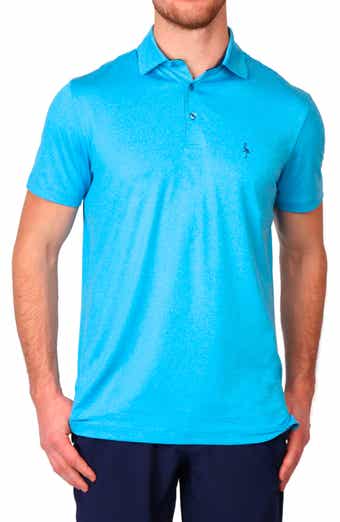 TailorByrd Solid Mélange Performance Polo