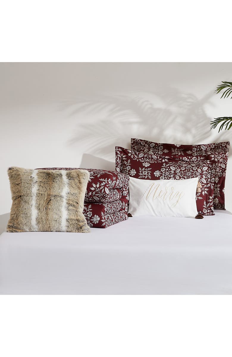 SOUTHSHORE FINE LINENS Christmas Carol Oversize Reversible Holiday Comforter Set, Alternate, color, Christmas Carol