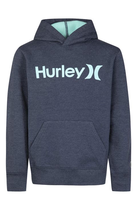 Heat Fleece Logo Hoodie (Big Boy)