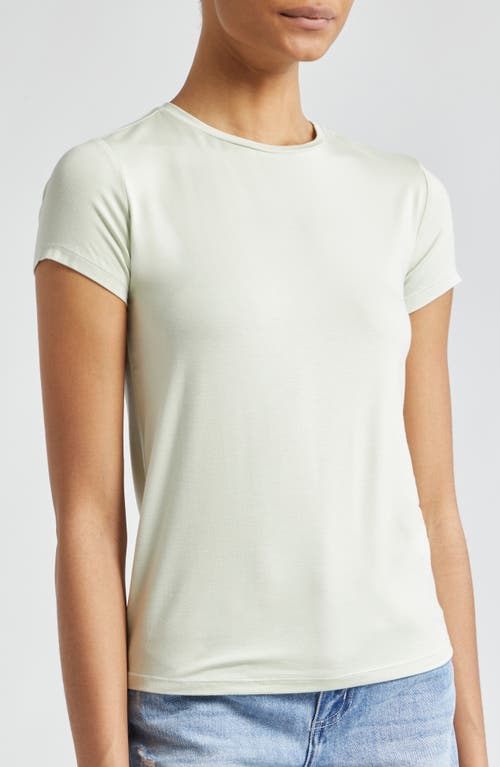 L Agence Ressi Slim-fit Tee In Light Moss