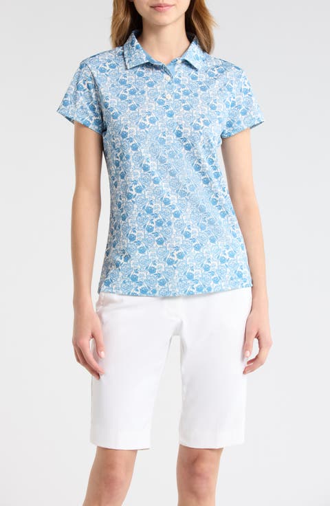 Melissa Print Golf Polo