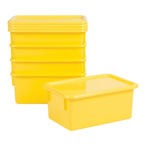 Storage Bins with Lids - Set of 5