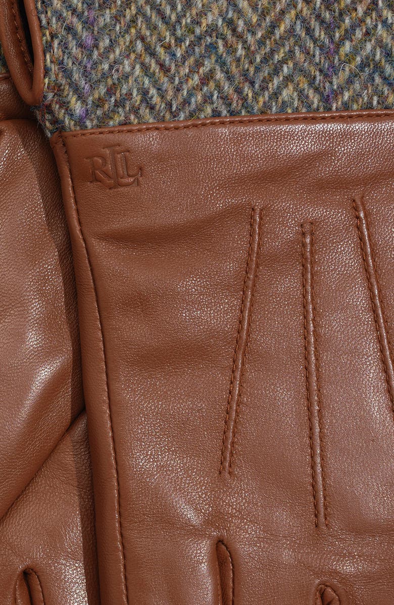 Lauren Ralph Lauren Menswear Hybrid Glove, Alternate, color, Cuoio