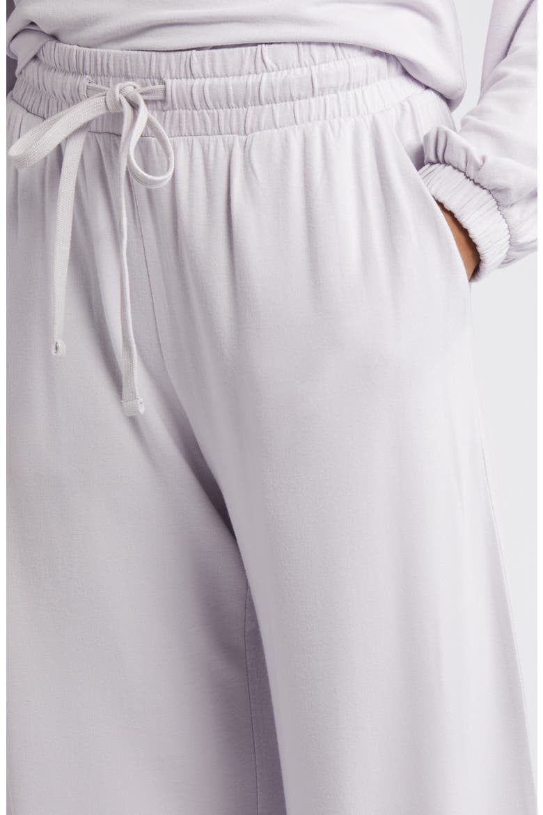 Tie Waist Wide Leg Pants, Alternate, color, PURPLE PUFF