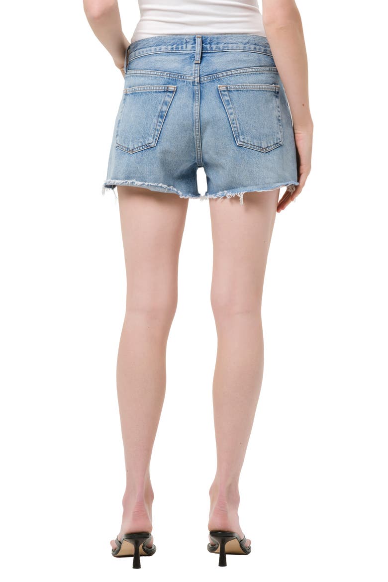 Parker Denim Cutoff Shorts, Alternate, color, POST LIGHT INDIGO