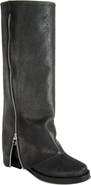 URBNKICKS "CUFF" Leather Biker Boot