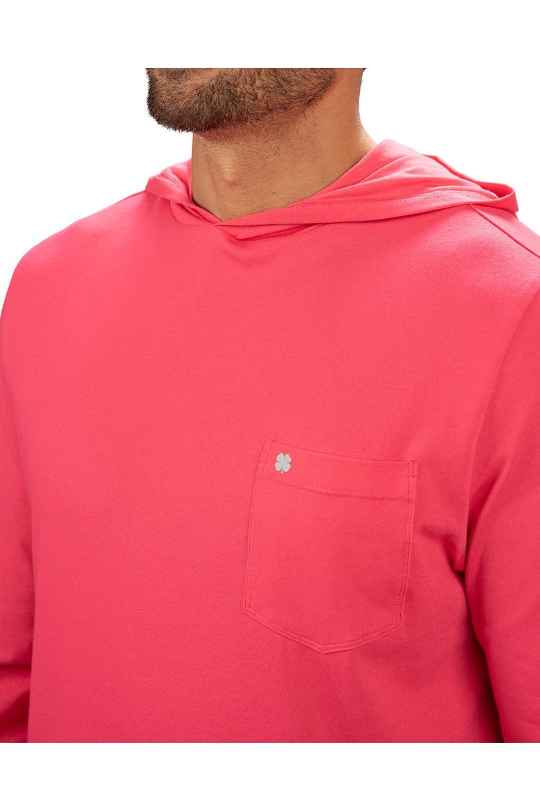 Luxe T Hoodie, Alternate, color, Raspberry