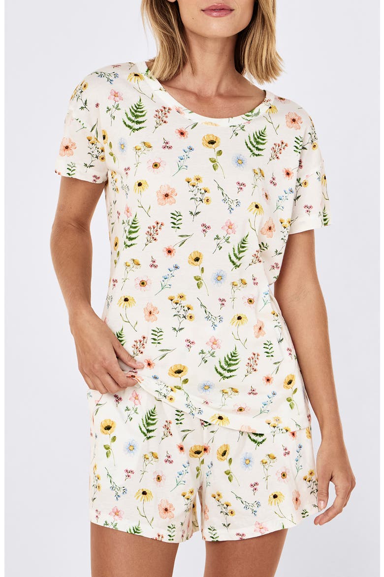 Elodie Organic Cotton Pajamas, Alternate, color, WHITE