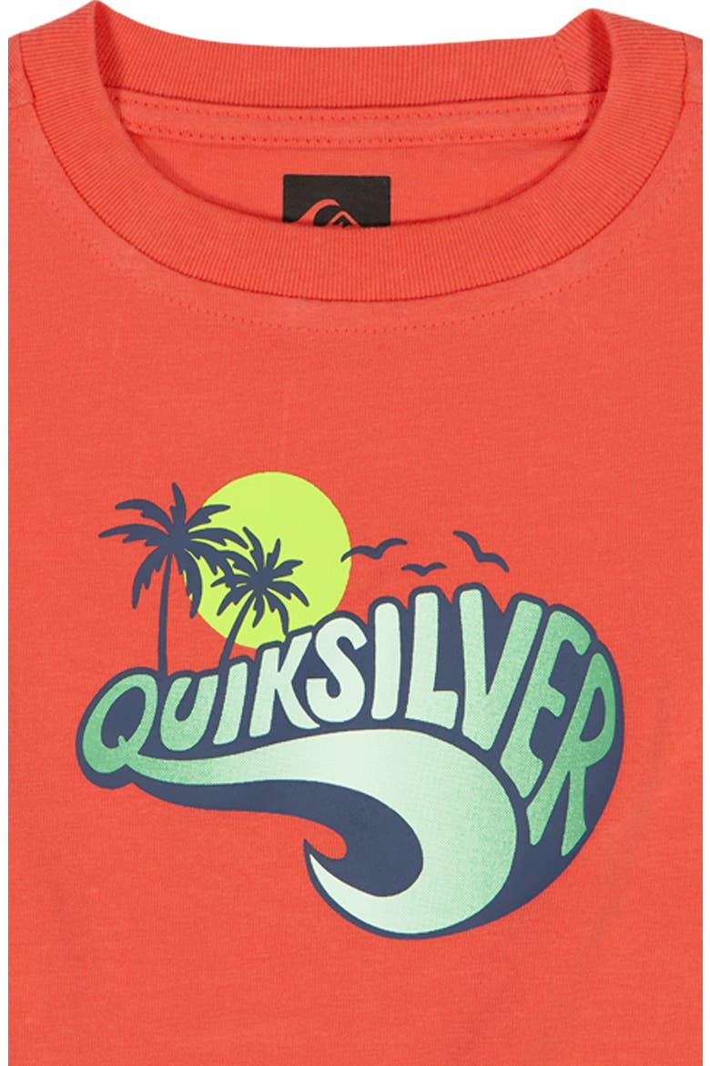 Logo Graphic T-Shirt & Stripe Shorts Set, Alternate, color, PREPACK ASSORTED