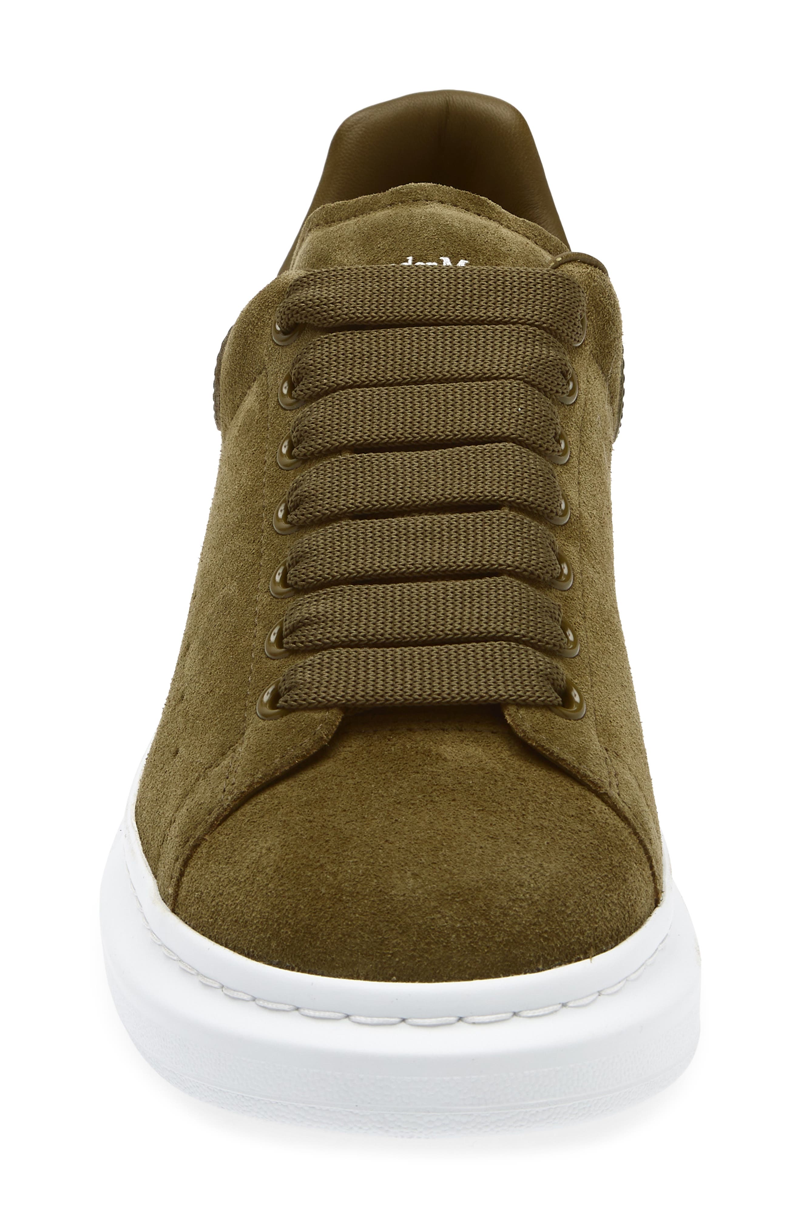 McQueen Oversize Sneaker, Alternate, color, Green