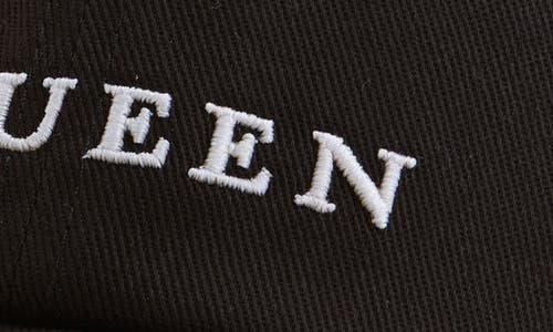 Alexander Mcqueen Mcqueen Embroidered Logo Denim Baseball Cap