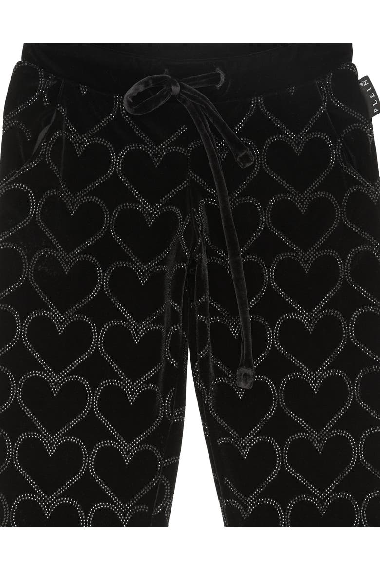 Jogging Trousers Heart Girl, Alternate, color, black