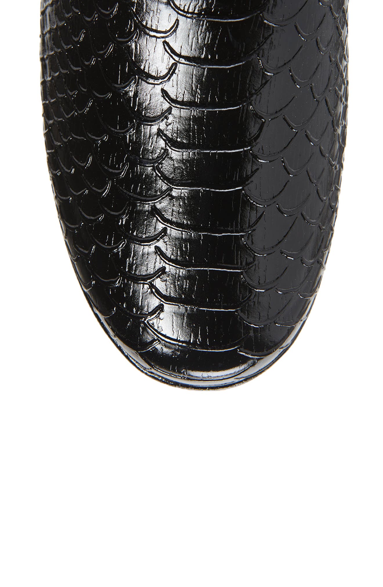 Hunter Original Embossed Refined Tall Waterproof Rain Boot, Alternate, color, 