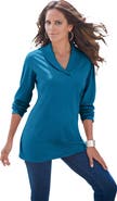 Roaman's Shawl Collar Ultimate Tee