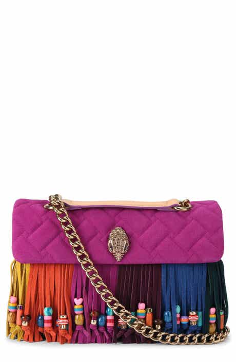 Kurt Geiger London Kensington Leather Fringe Crossbody Bag