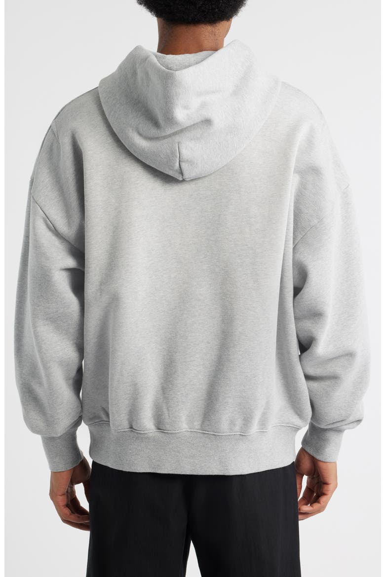 Heavyweight Rhinestone Logo Hoodie, Alternate, color, GREY/ BLACK