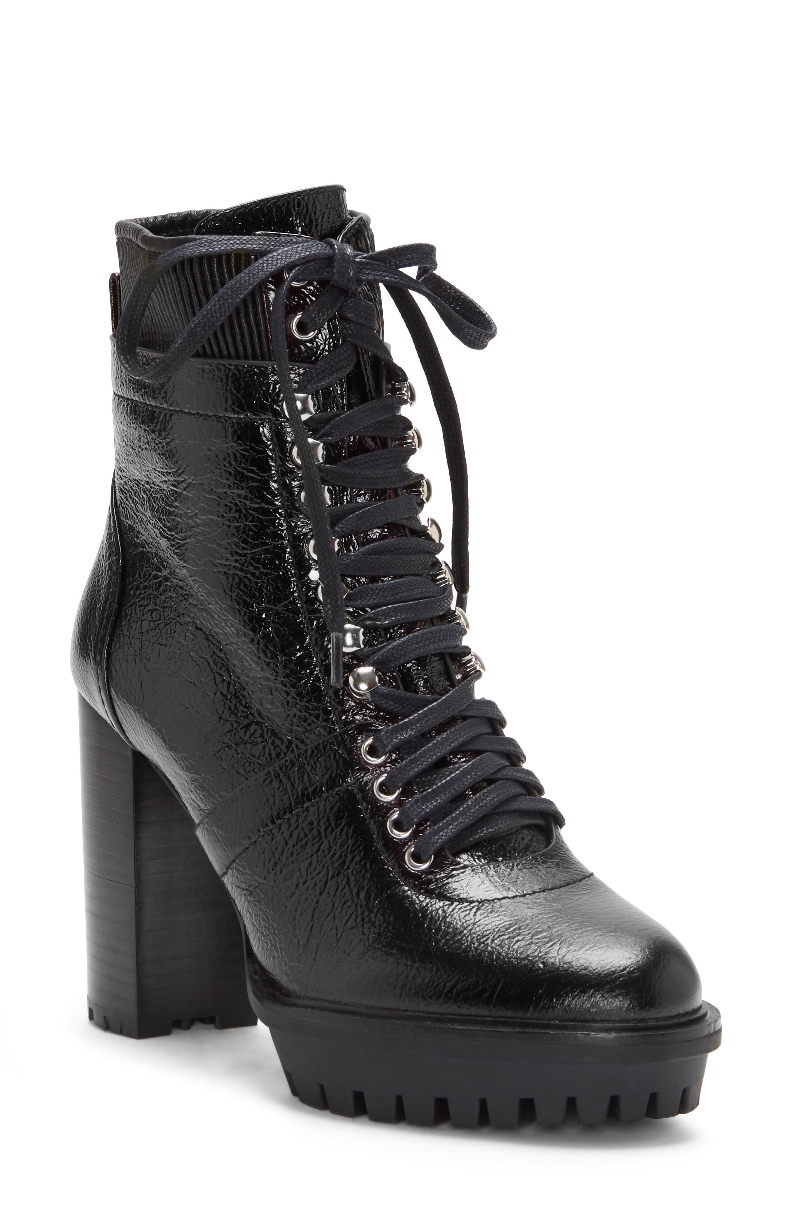 Ermania Bootie, Main, color, BLACK LEATHER
