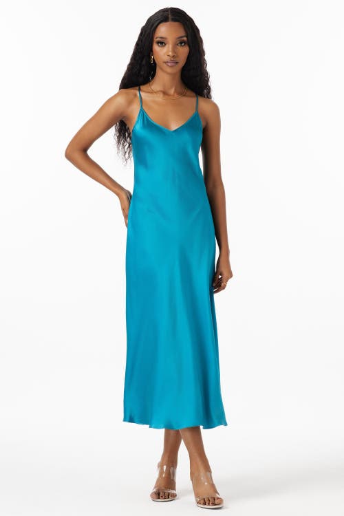 Silksilky Mulberry Silk Spaghetti Strap Long Nightgown