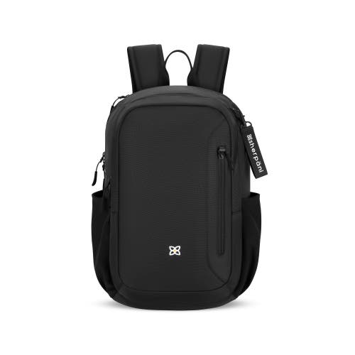 Sherpani 2-piece Set Getaway 22l Travel Backpack & Meridian 22 Inch Carry On Luggage In Black