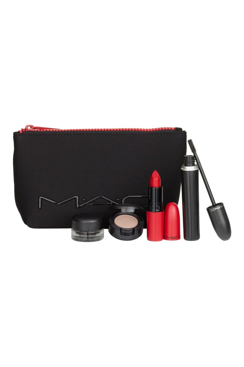 MAC 'Look in a Box - Downtown Diva' Red Lip & Eye Kit (Nordstrom Exclusive), Main, color, NO COLOR