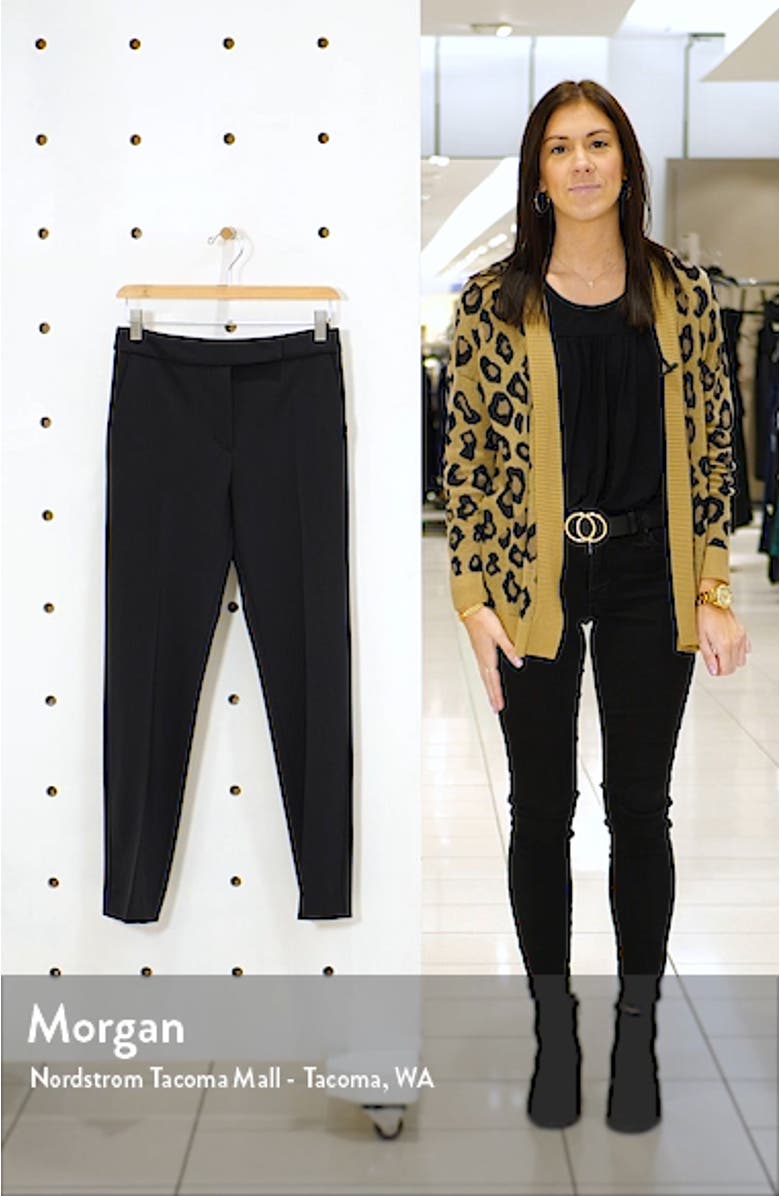 Louvre Slim Stretch Wool Ankle Pants, sales video thumbnail