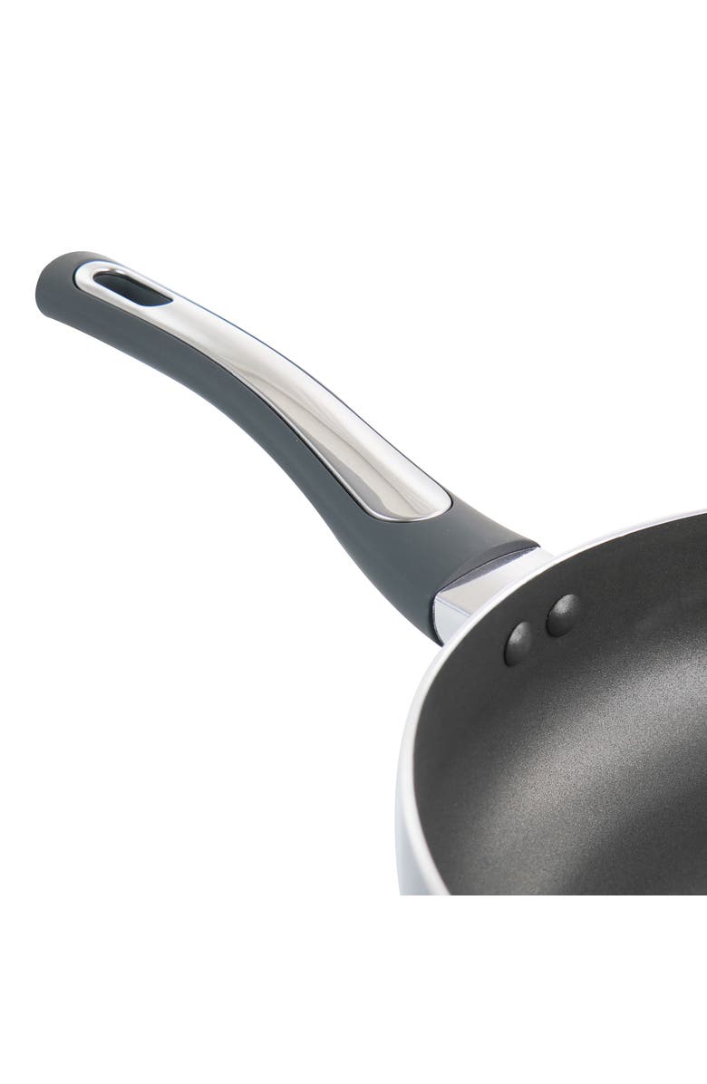 OSTER 3.5 Quart Aluminum Saute Pan with Lid, Alternate, color, Grey
