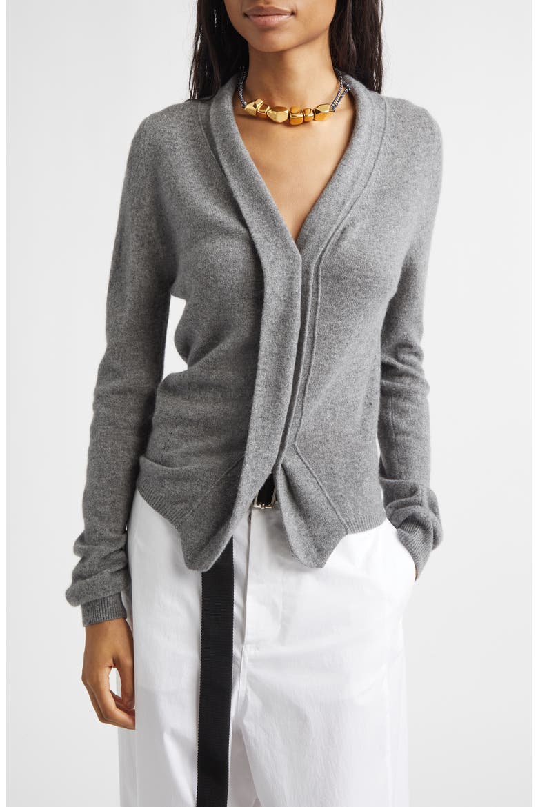 Shawl Collar Cashmere Cardigan, Main, color, GREY