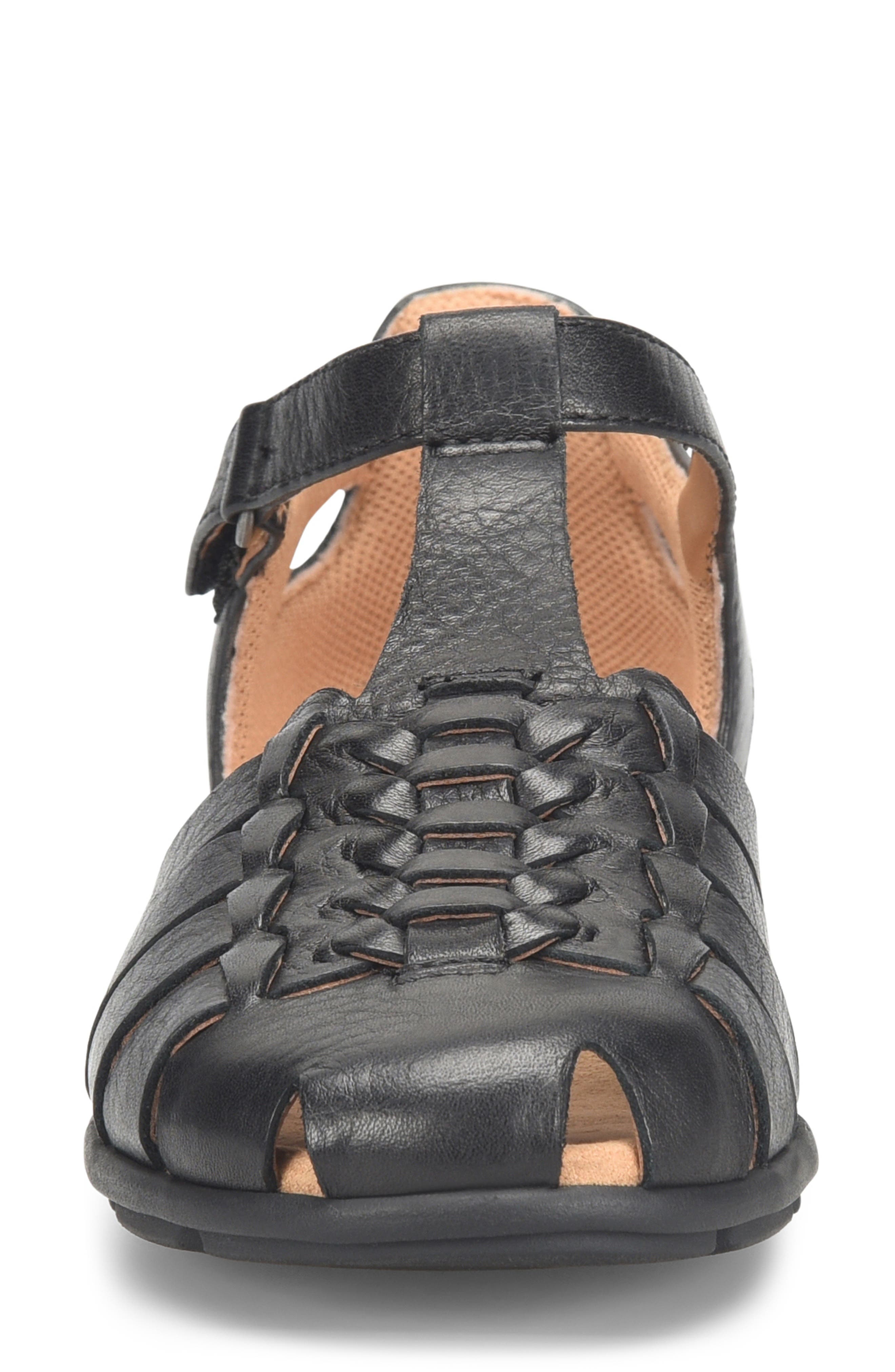 Comfortiva Persa Fisherman Sandal, Alternate, color, Black