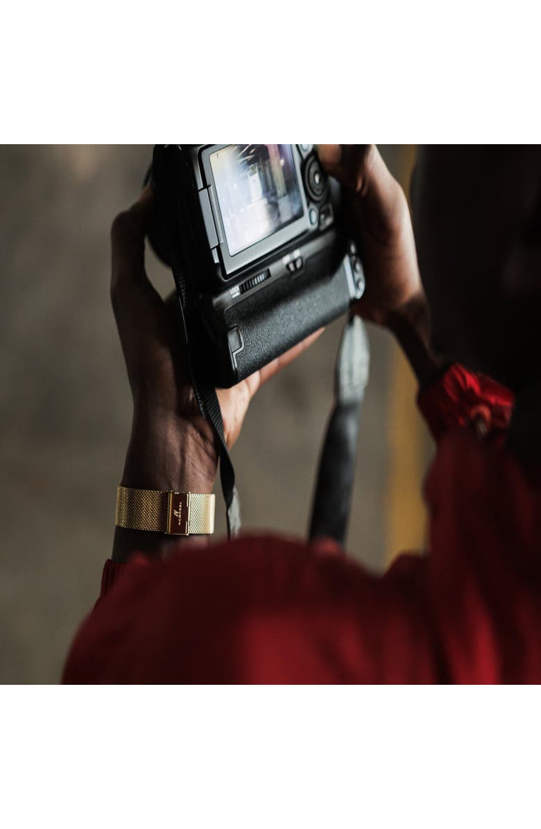 NCMPRBL Advance No Limit Mesh Strap Watch, 36MM, Alternate, color, Yellow Gold