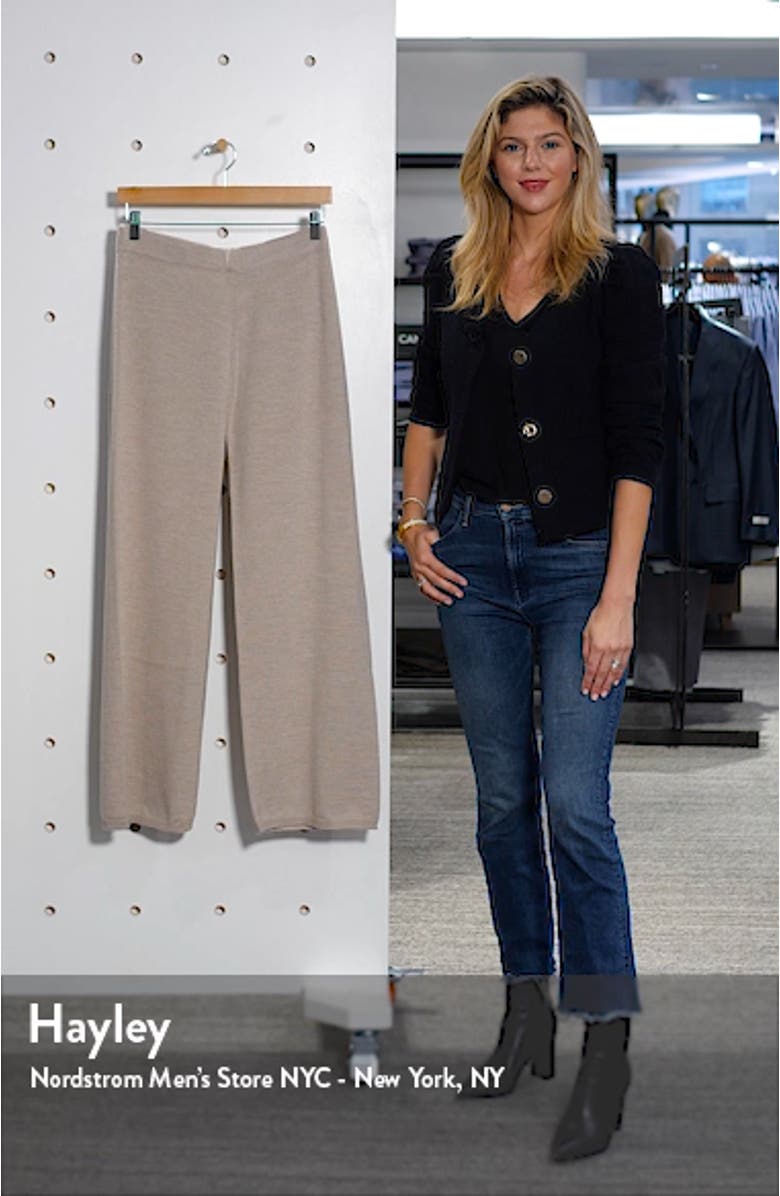 Sofocle Virgin Wool Knit Pants, sales video thumbnail