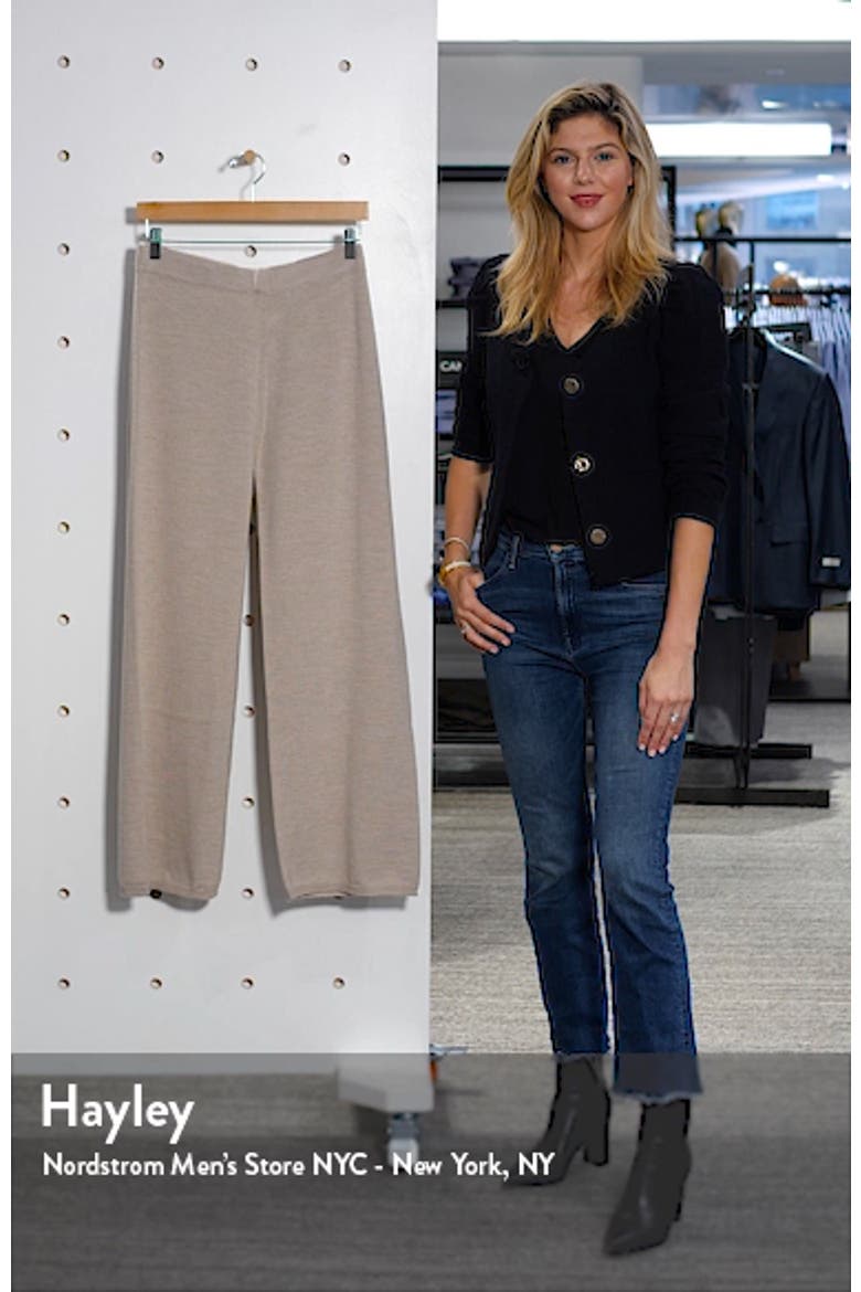 Sofocle Virgin Wool Knit Pants video