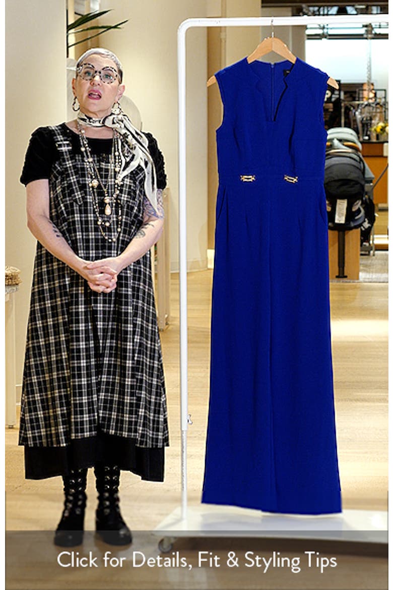 Notched Neck Sleeveless Jumpsuit video