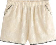 NEXT Palm Jacquard Open Knit Shorts