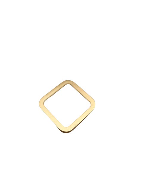 Modern Curves Metal Napkin Rings- Set of 4