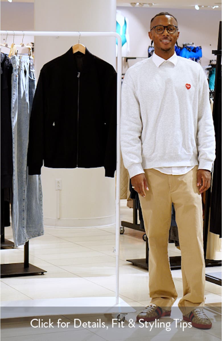 Zip-Up Bomber Jacket, sales video thumbnail