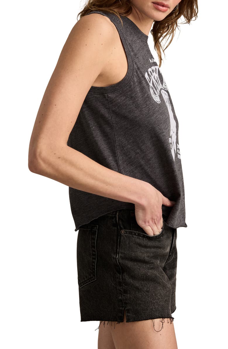 Lucky Brand Grateful Dead Rose Graphic Tank, Alternate, color,