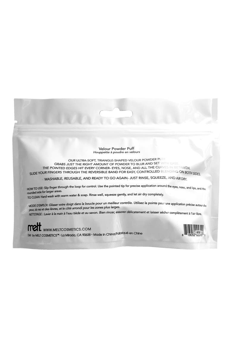 Velour Powder Puff, Alternate, color, BLACK