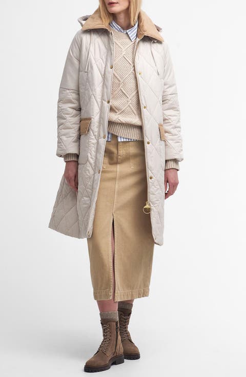 Cookston Quilted Coat with Removable Hood