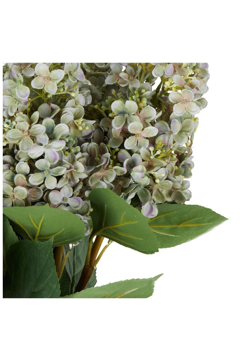 Set of Eight Blue Hydrangea Artificial Flowers, Alternate, color, BLUE